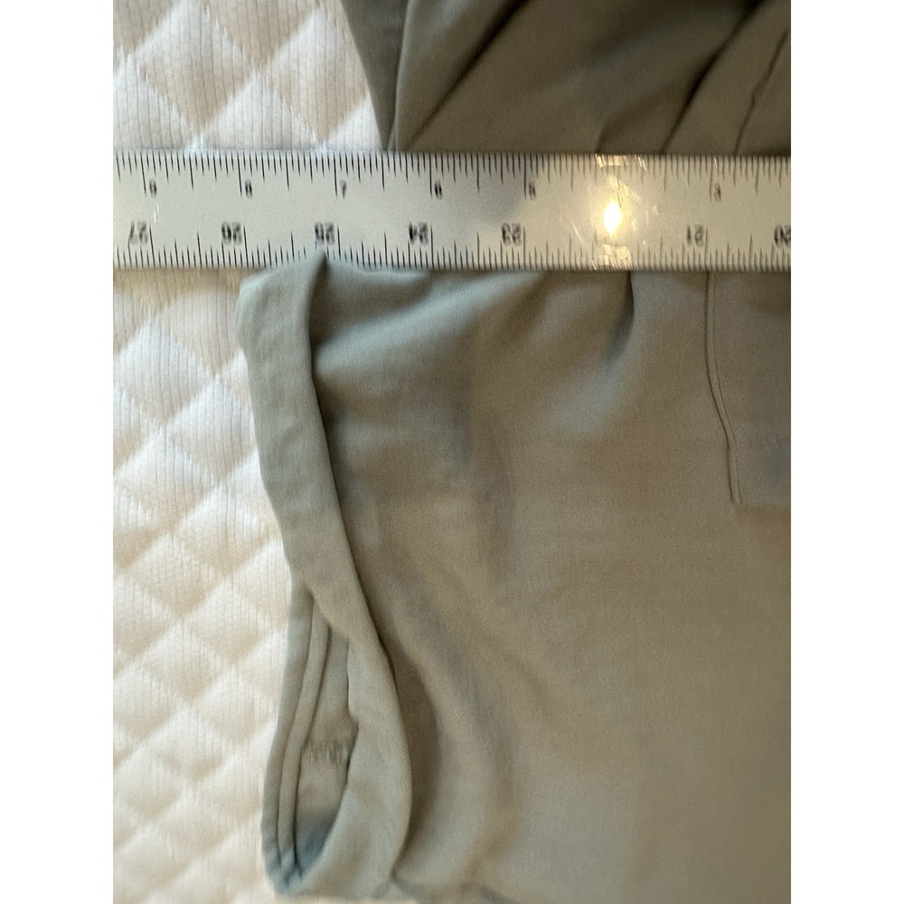 She + Sky Womens Mint Green/grey Collared Button Up Blouse Size XL - Picture 4 of 6